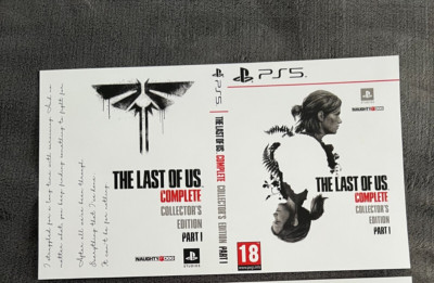 The Last of Us Part 1 Complete Replacement Box Art Cover Inlay - Please Read -