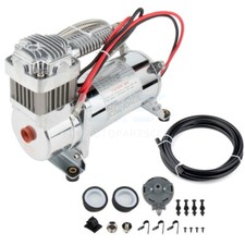 12v 200psi 14 Horn Air Compressor For Train Horns Truck Horns Air Tank Silver