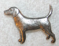 BEAGLE Dog Harris Fine PEWTER PIN Jewelry Art USA Made