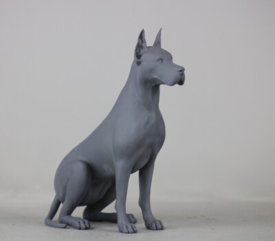 Breyer Companion Sized Sitting Great Dane Resin Printed ~Traditional Sized 1:9