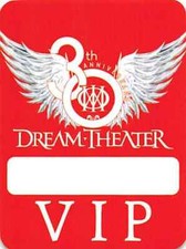 Dream Theater Backstage Pass 2015 Red VIP Variant