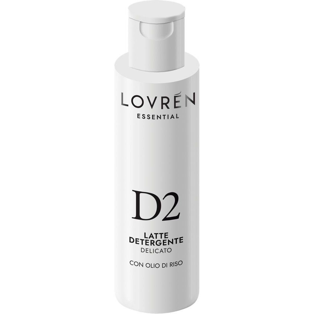 Lovren d2 latte detergente delicato rimuove trucco da occhi e viso