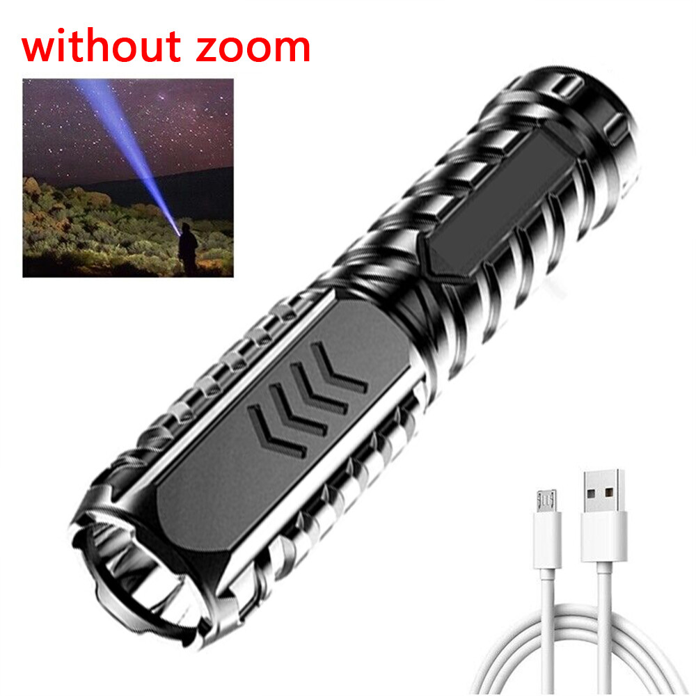 Multifunctional LED Strong Light Tactical Flashlight Rechargeable Super Bright - Picture 16 of 18