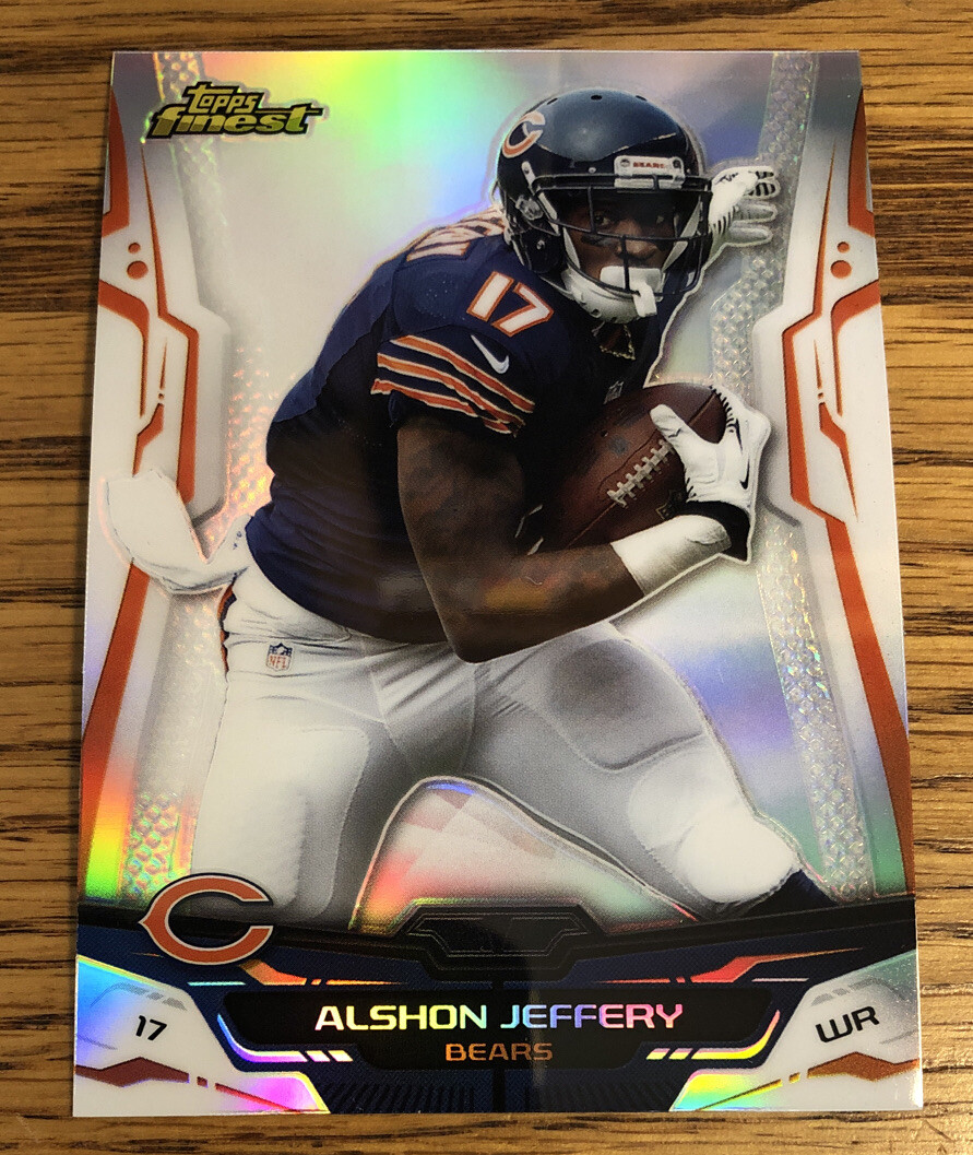 Alshon Jeffery 2014 Topps Finest Refractor Bears Card #94   *5039*