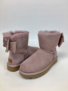 mini bailey bow ii genuine shearling bootie