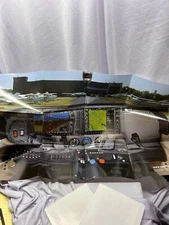 Poster 34x22" Two Cessna Turbo 182T & 1 NAV iii Cockpit Sporty's Pilot Shop 02
