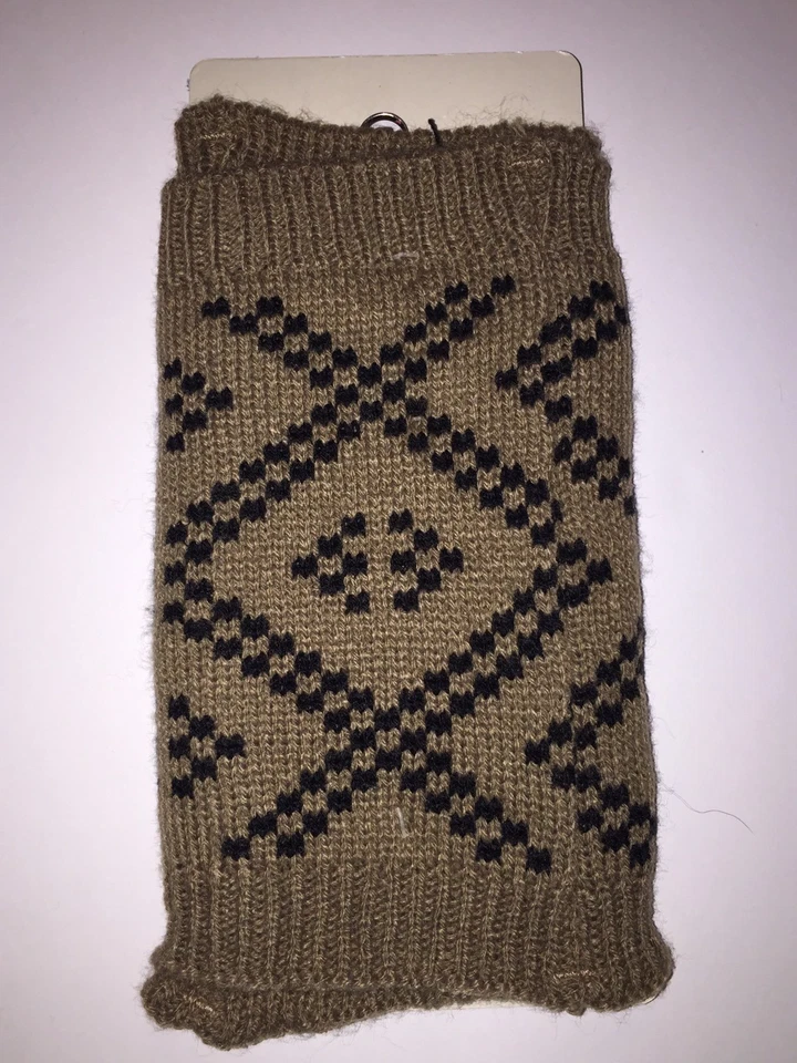 Vince Camuto Bota Toppers Calentadores de Piernas Tejido Borde Puños Cálidos Calcetines Marrón Negro Nuevo con Etiquetas Foto 2 de 4