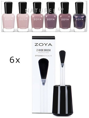 Zoya Nail Polish Naturel 4 Transitional 2020. Option 6 Wide Brushes. - Picture 4 of 4