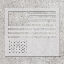 American Flag USA Stencil Reusable Stencils v0043