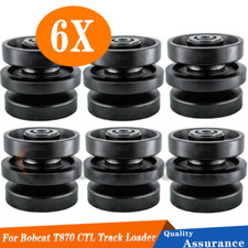 6x Bottom Roller Track Roller Undercarriage For Bobcat T870 CTL Track Loader