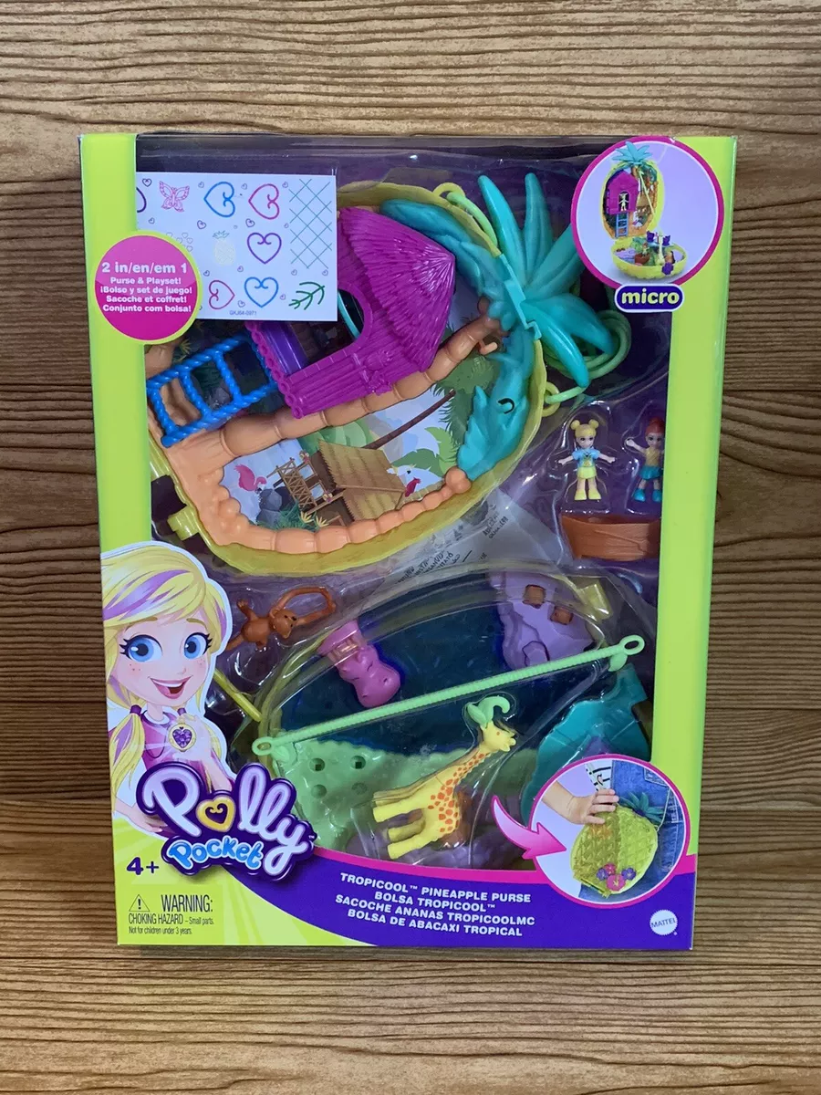 Polly pocket tropical pineapple purse clearance