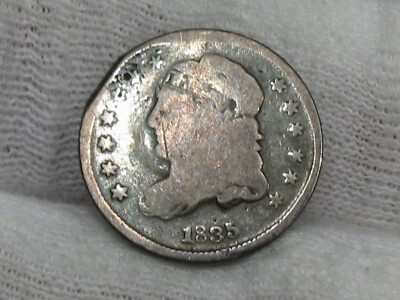 1835 Capped Bust Half Dime - Small Rim Issue @ 10 O'Clock.  #6
