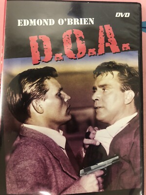 D.O.A. Edmond O'Brien CLASSIC MOVIE ( 1950 FilmNoir DVD) Pre-owned, VG Condition