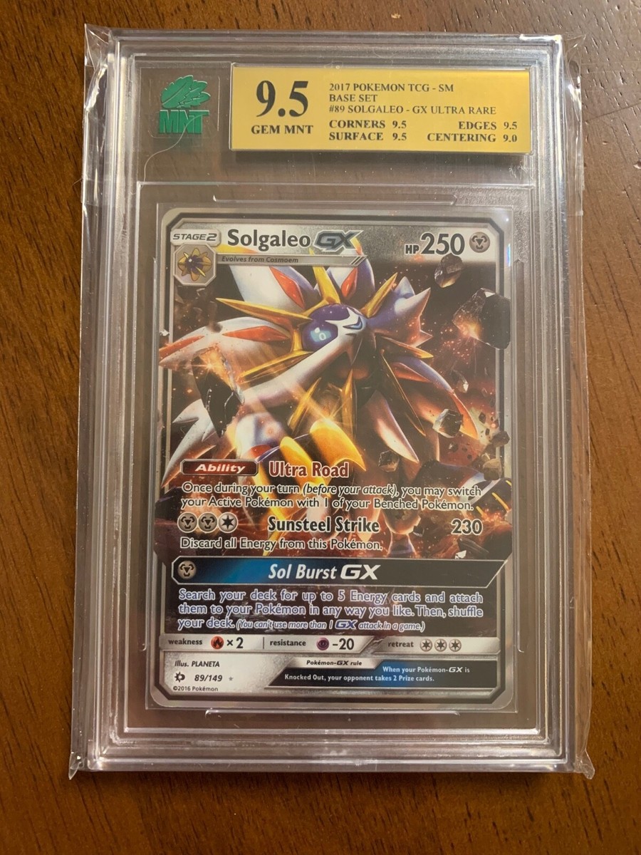 pokemon card solgaleo gx price Pokemon TCG SM104a Solgaleo GX Gold Black Star Promo Card