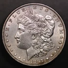 1897 MORGAN SILVER DOLLAR-FRESH FROM AN OLD COLLECTION- LOT 6404