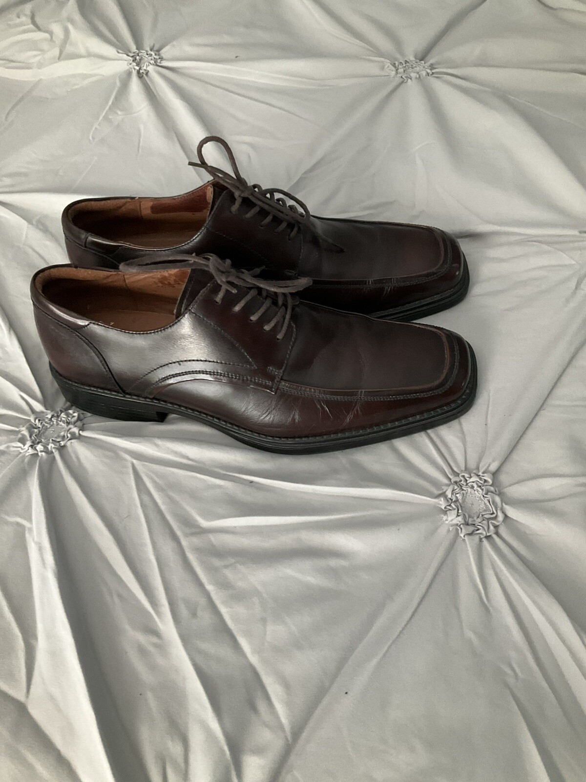 SAOLA Scarpe Oxford Uomo Georgia Brutini Marrone Taglia 10 M