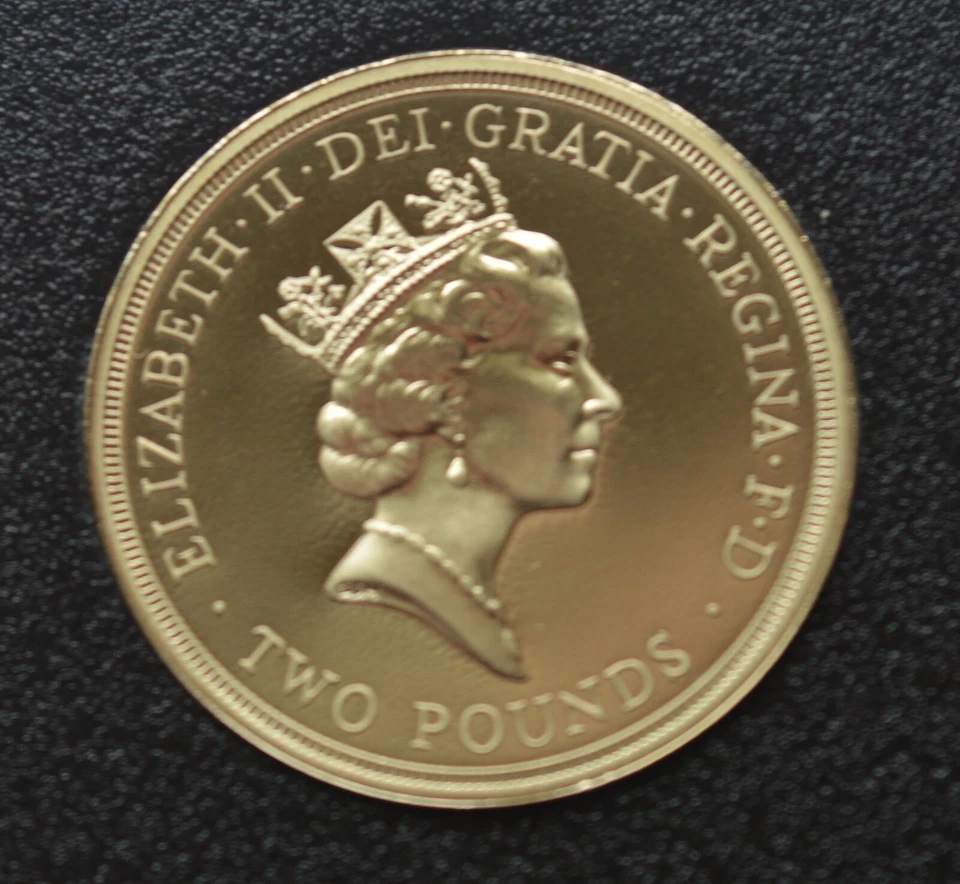 1989 Claim of Rights Proof Large Old Style £2 Two Pound Coin Uncirculated - Image 2 of 2