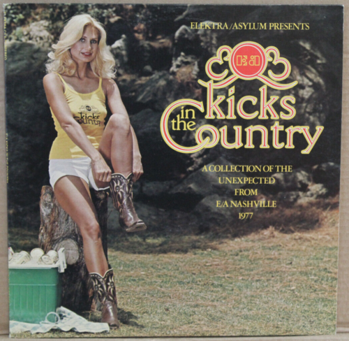 Kicks In The Country 1977 Eddie Rabbitt Stella Parton Vern Gosdin ecc. vinile lp - Foto 1 di 3