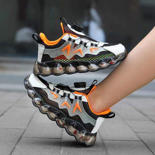 Kids Sneakers Boys Girls Running Shoes Lightweight Breathable Boys Tennis size - Picture 6 of 19