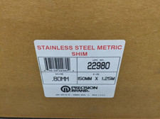Precision Stainless Steel Metric Shim Roll .80mm Gauge 150mm x1.25m 22980 USA