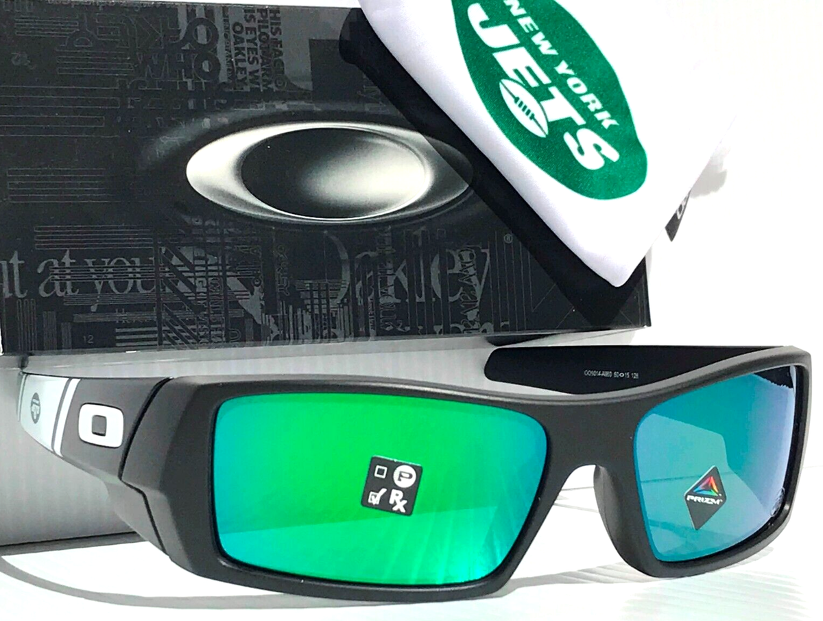 NFL Oakley GASCAN New York JETS Matte Black PRIZM Jade Lens
