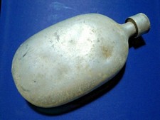 VECCHIA BORRACCIA IN ALLUMINIO, MILITARE O CIVILE ALPINISMO - 