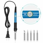 110V Soldering Iron Electric Gun Adjustable Temperature 60W Welding Solder Wire