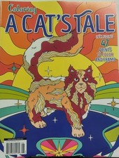 Coloring A Cat's Tale Adult Coloring Book 47 Prints to Frame FREE SHIPPING ss