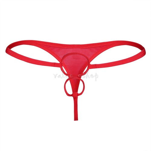 Men's Micro Mini G-string Thong Bulge Pouch Panties Underwear T-back Butt Briefs - Picture 3 of 20