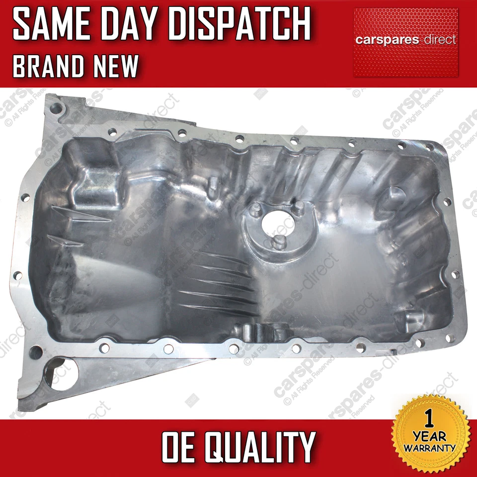 VW PASSAT 1.9 TDI 1998-2005 ENGINE OIL SUMP PAN WITH SENSOR HOLE 06B103601N - Image 3 of 4