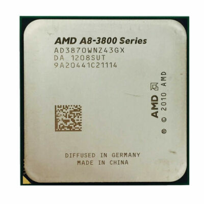 Original AMD a8-Series a8-3870k CPU Quad-Core 3.0ghz 4m Socket fm1 ...