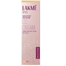 New LAKMÉ 9 To 5 Complexion Care Face Cc Cream, Beige Spf 30 Conceals Dark Spots