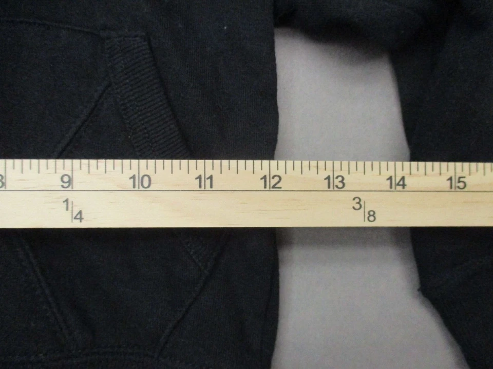 Chaqueta atlética forrada de vellón cremallera completa mezcla de algodón negra VOLCOM talla 2T para niños 986 Foto 3 de 4