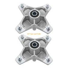 2 Front Wheel Hubs w/Studs Seals Bearings For Yamaha Raptor 660R 700 YFZ450 450R