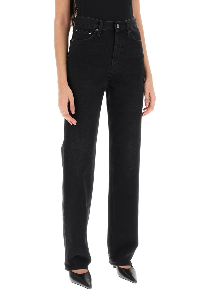 デニム・ジーパン TOTEME Woman Jeans Black 234231744 230 Women's Slim Jeans | TOTEME Denim