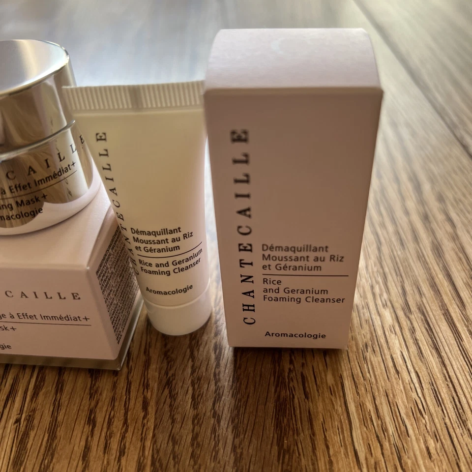 Chantecaille Stress Repair Concentrate BioLifting mask Rice Foaming cleanser NEW - Image 4 of 4