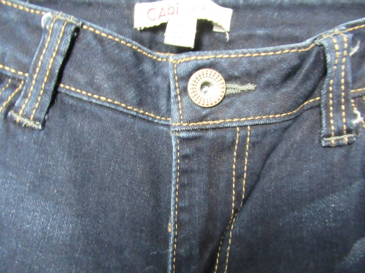 Women s Cabi Jeans Style 492 Indigo Blue Sz 8 Cotton