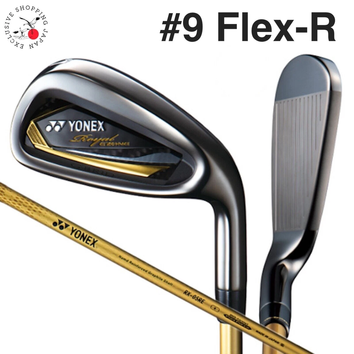 YONEX Golf 2021 Royal EZONE Iron Club RX-05RE Loft #9 Flex R Carbon Shaft Men JP