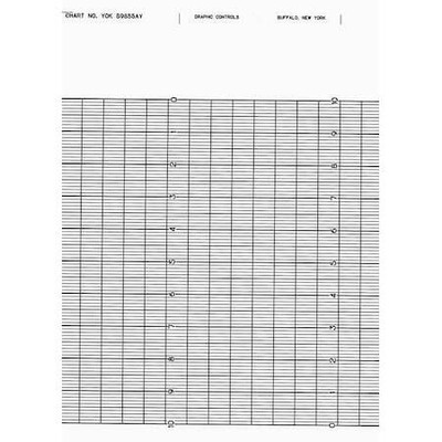 Graphic Controls Yok B9855ay Strip Chart,Fanfold,Range 0 To 10,99 Ft