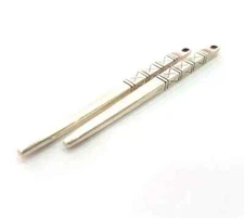 2 Spear Pendant Spike Charms Antique Silver Plated Metal jewelry Accessories