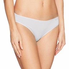 Calvin Klein Women's Form Bikini, Large, White