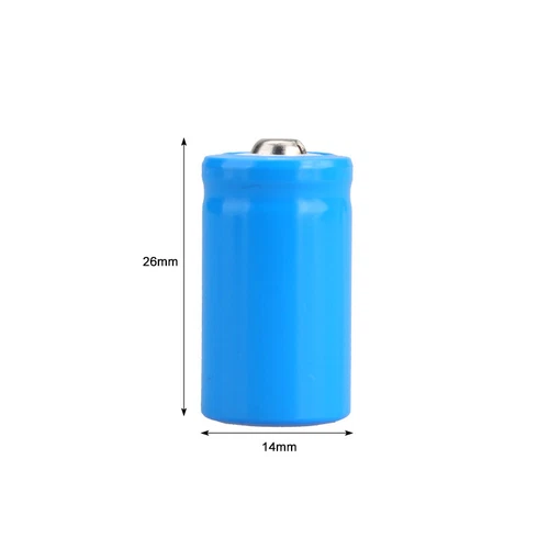 Wiederaufladbare 14250 Batterie CR2 3,7 V Ladegerät für Lichtzielfernrohr Taschenlampe - Bild 5 von 23