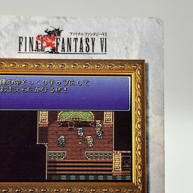 Setzer Gabbian 15 Final Fantasy VI Card TCG  Games Famicom Collection Japan 1994