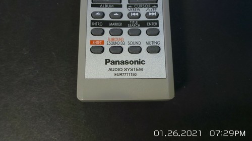 Panasonic Audio Remote Control EUR7711150 - Picture 2 of 6