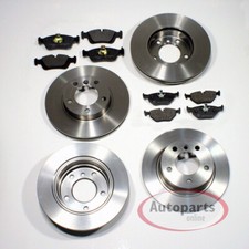 Bremsscheiben Ø 312 mm + Ø 300 mm + Beläge vorne hinten für BMW 3er [E91]
