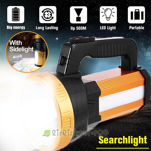 100000LM Powerful LED Flashlight USB Rechargeable Searchlight Torch Camping Lamp - Picture 2 of 16