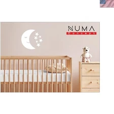 Laser-Cut Turkish Crescent Moon & Star MDF Art Print - Stylish Wall Decoration