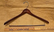 Polo Ralph Lauren Wood Hanger 18.5" Brown Wishbone Curved Coat Suit Jacket