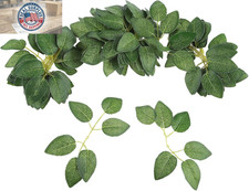 40 Pcs Green Leaves for Decoration Silk Fake Leaves Bulk Artificial Flowers Rose