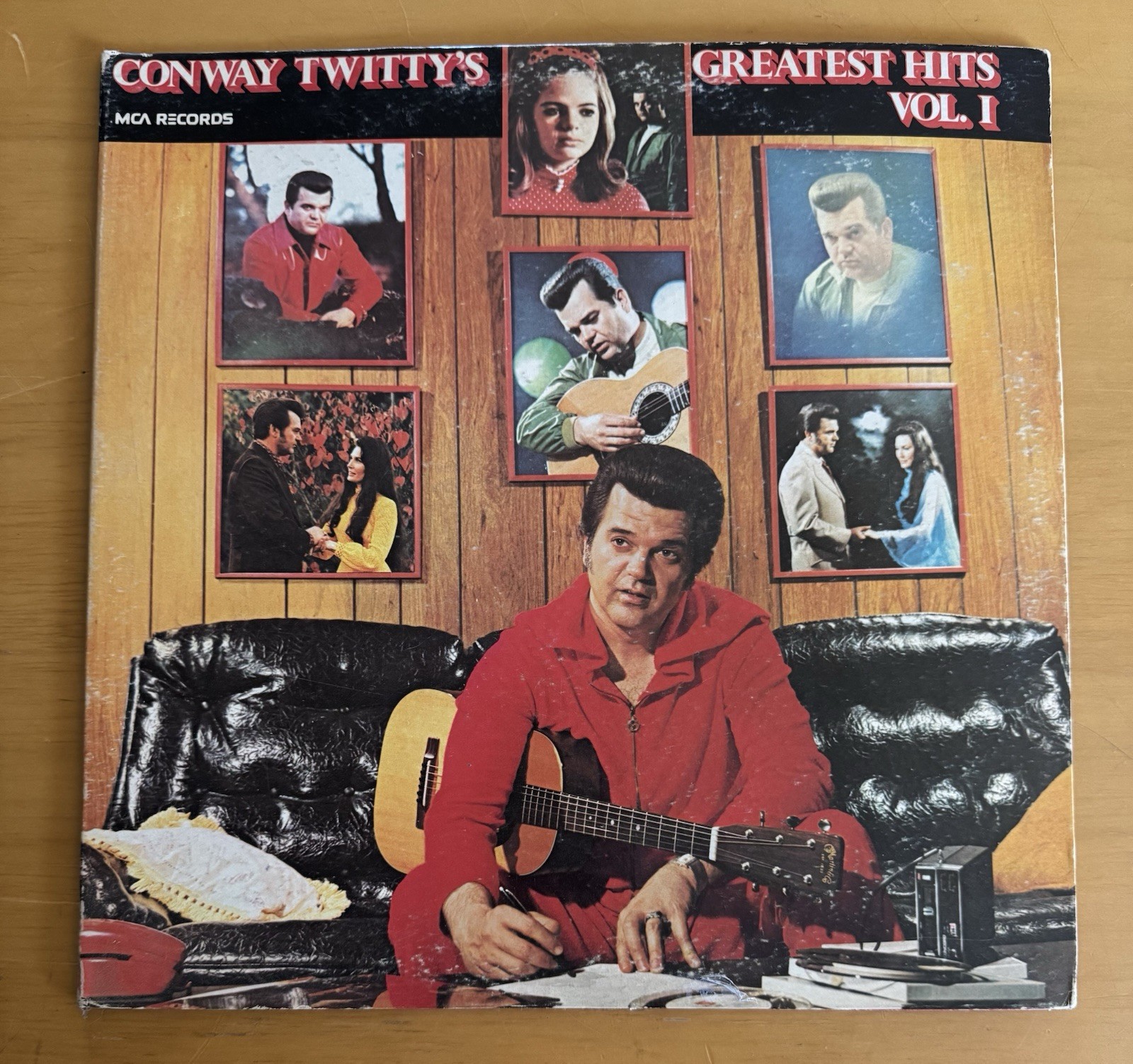 Conway Twitty Greatest Hits Vol 1 MCA-52 Vinyl Record 1972 Album